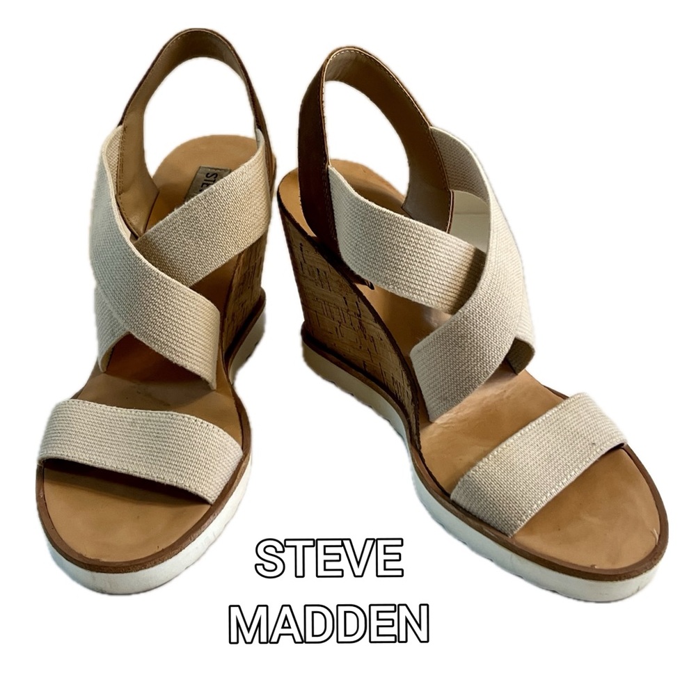 Steve Madden Women's Fetching Wedge Sandals - Picture 2 of 9